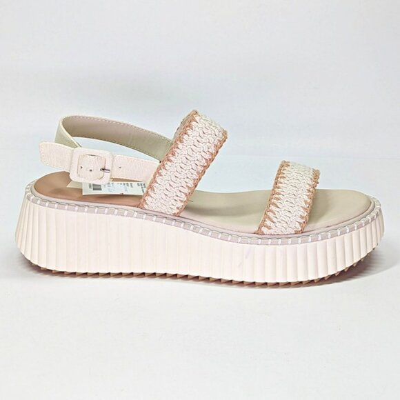 Dolce Vita Daiya Women's Ivory Platform Sandals Size 9.5 (MSRP $130) - Picture 1 of 8